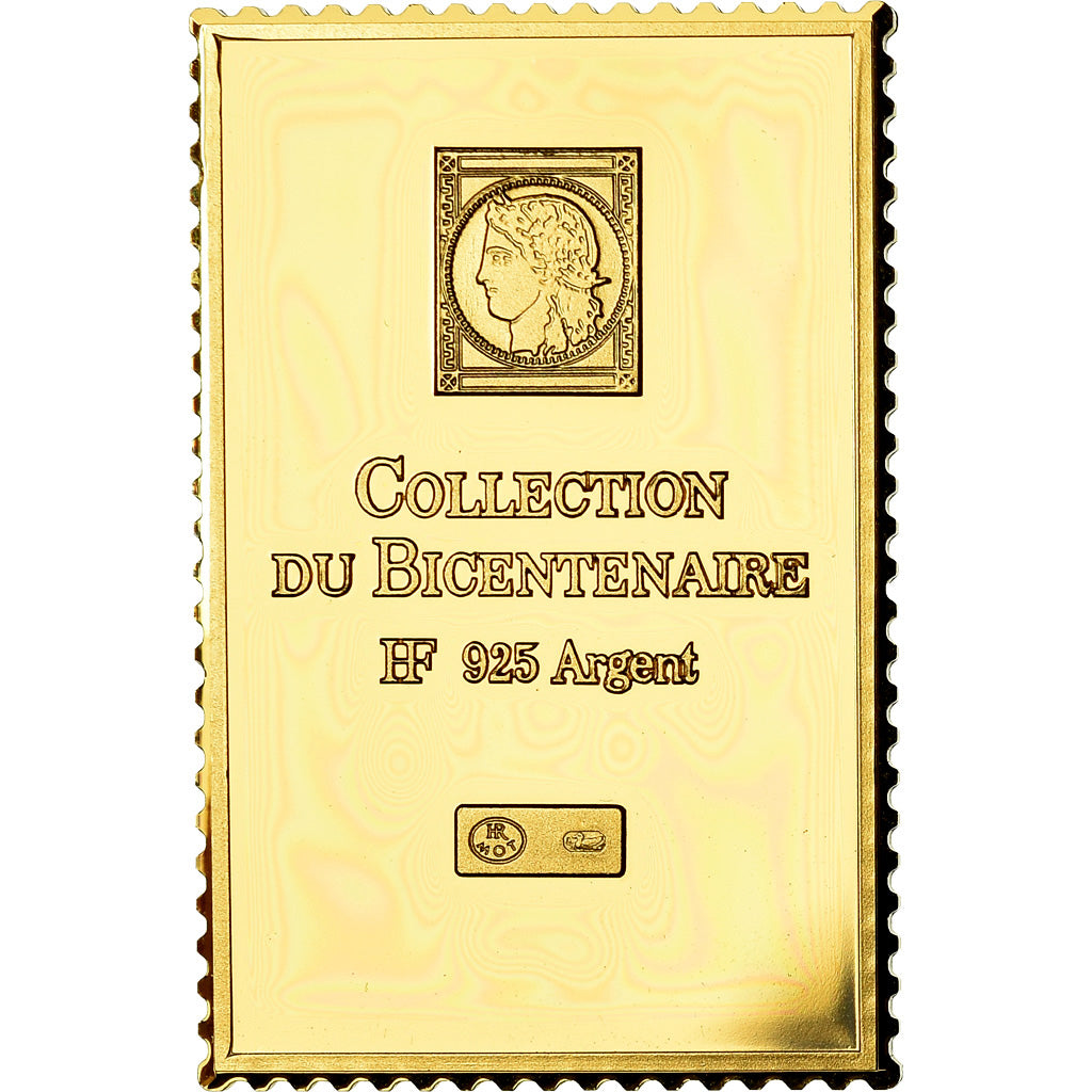 Frankrijk, Medaille, Timbre, Bicentenaire, Résistance, History, FDC, Vermeil
