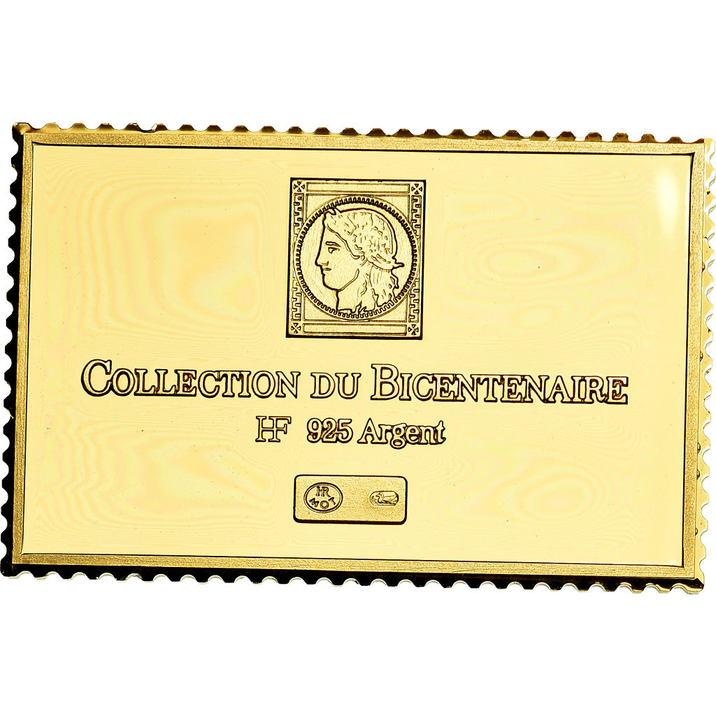 Frankrijk, Medaille, Timbre, Bicentenaire, Libération, 4 Francs, History, FDC