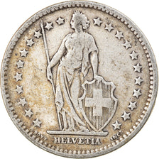 Coin, Switzerland, 2 Francs, 1910, Bern, VF(30-35), Silver, KM:21