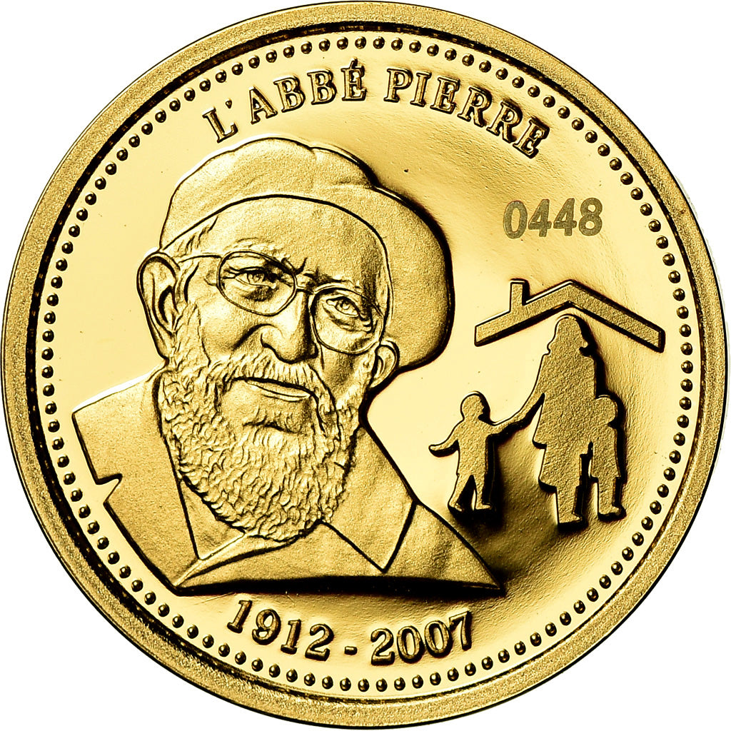 France, Medal, 100ème Anniversaire de la Naissance de l'Abbé Pierre, 2007
