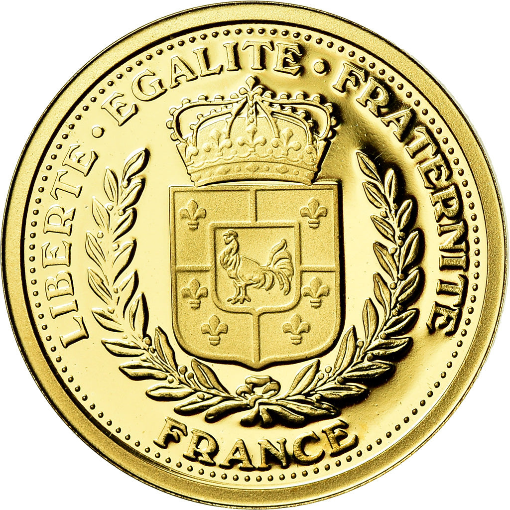 France, Medal, Louis XIV, Roi Soleil, 2007, MS(65-70), Gold