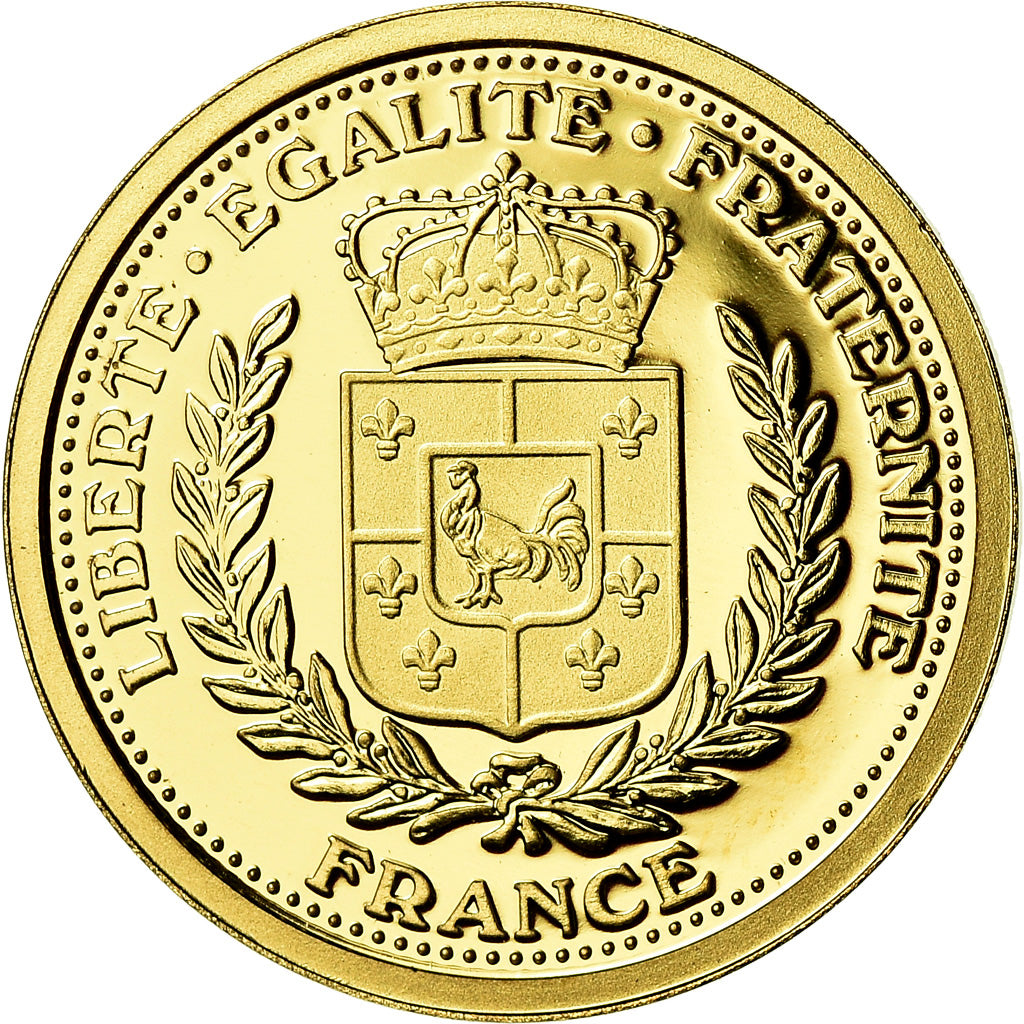 France, Médaille, Louis XIV, Roi Soleil, History, FDC, Or