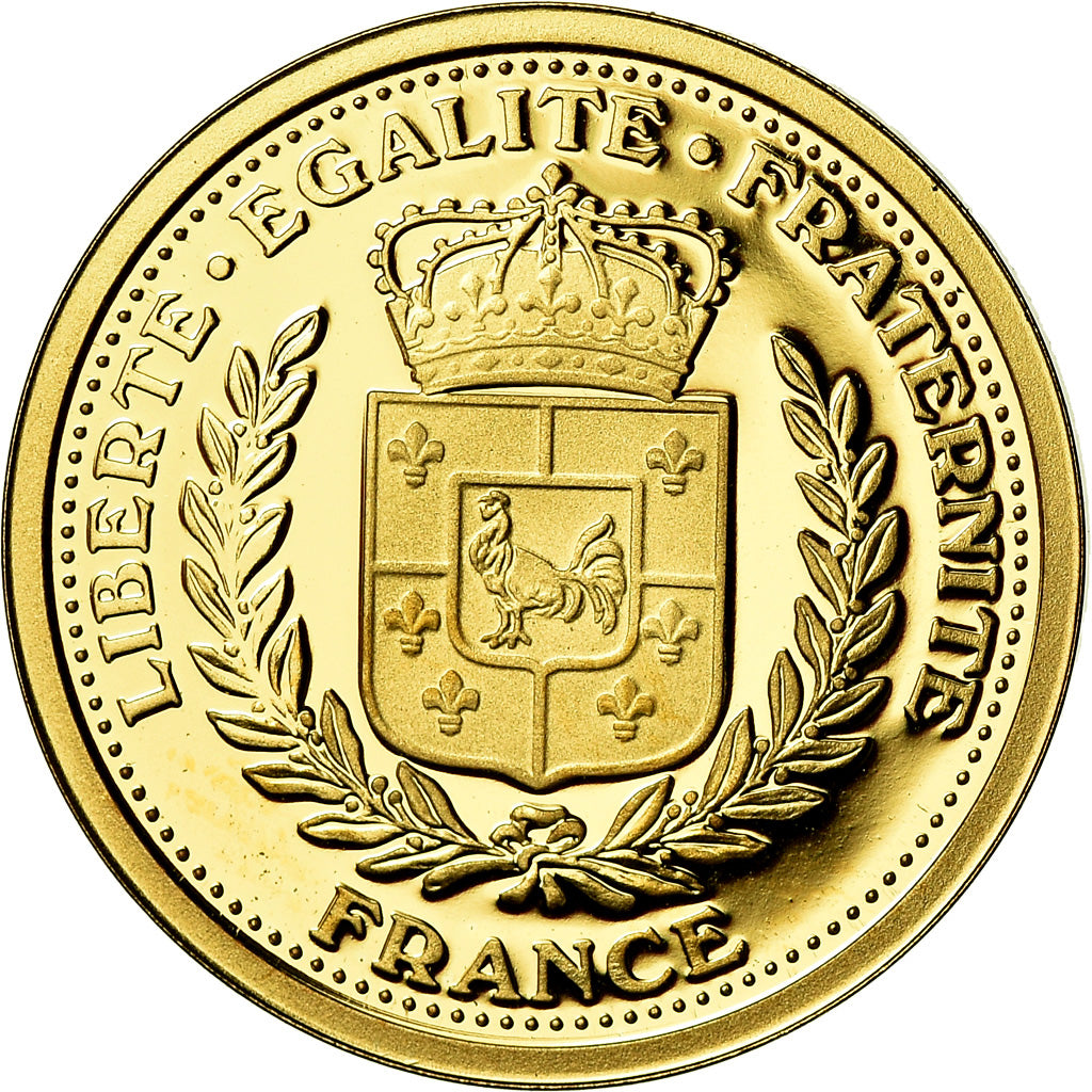 France, Medal, Louis XIV, Roi Soleil, History, MS(65-70), Gold