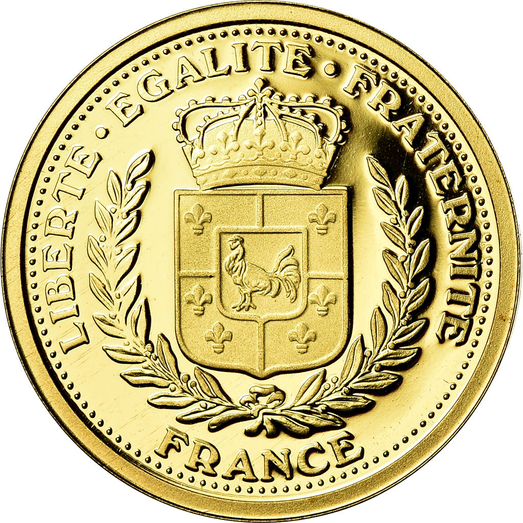 France, Médaille, Louis XIV, Roi Soleil, History, FDC, Or