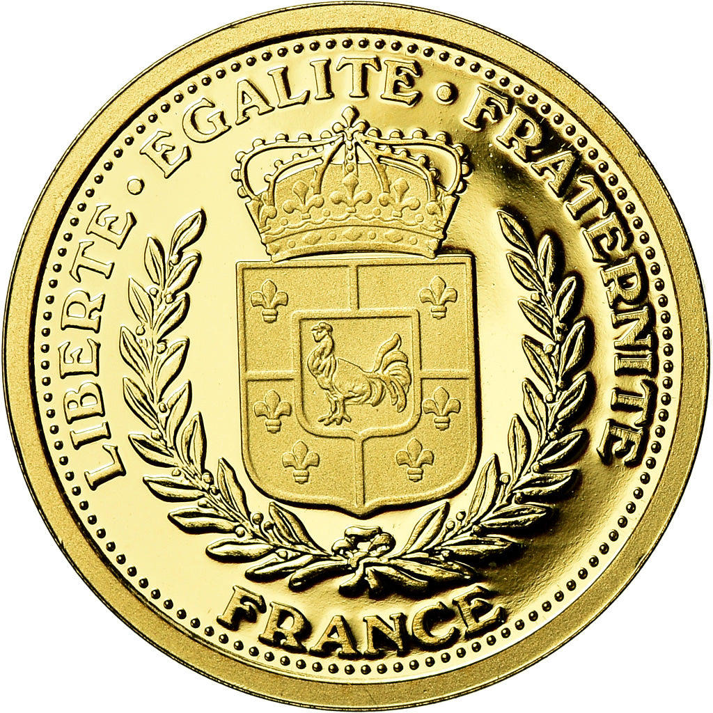 França, Medal, Clément Ader, Pionnier de l'Aviation, MS(65-70), Dourado