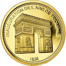 France, Medal, Inauguration de l'Arc de Triomphe, MS(65-70), Gold