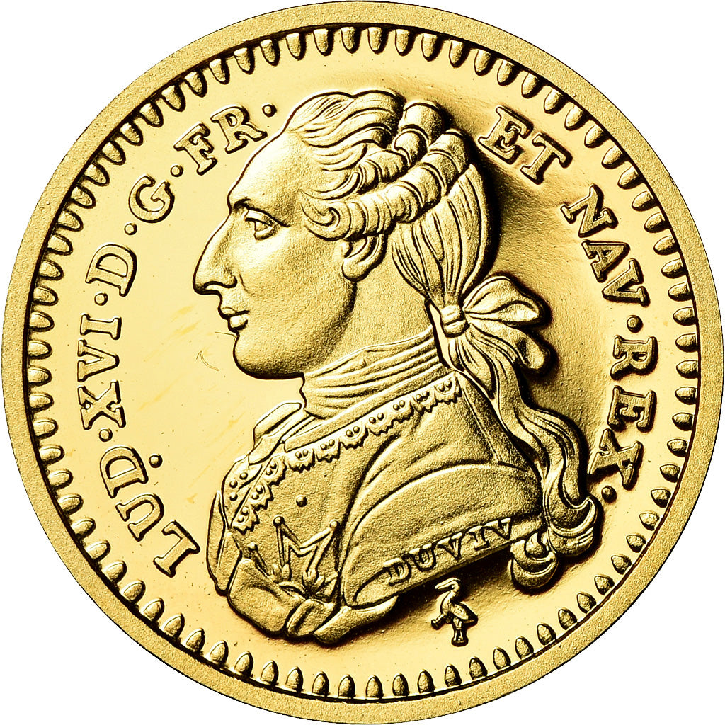 France, Médaille, Louis XVI, Reproduction, Louis d'Or aux Lunettes, FDC, Or