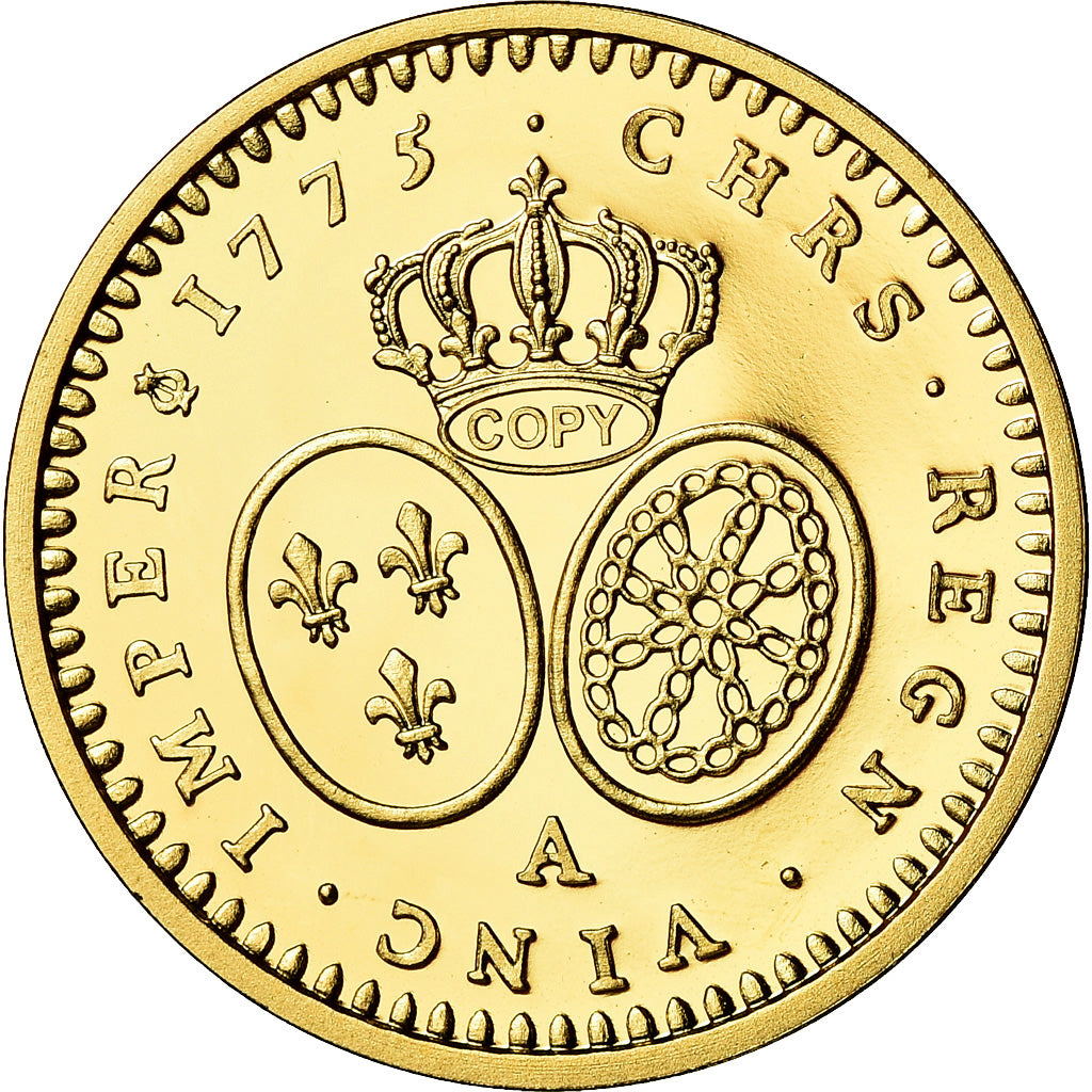 France, Médaille, Louis XVI, Reproduction, Louis d'Or aux Lunettes, FDC, Or