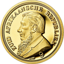 France, Médaille, Reproduction, 1 Pond Afrique du Sud, Kruger, FDC, Or