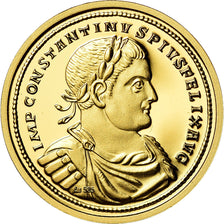 France, Medal, Reproduction Solidus Constantin, MS(65-70), Gold