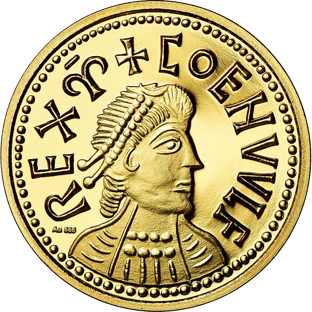 France, Medal, Reproduction Trémissis, History, MS(65-70), Gold