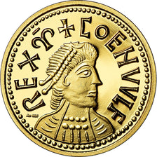 France, Medal, Reproduction Trémissis, History, MS(65-70), Gold
