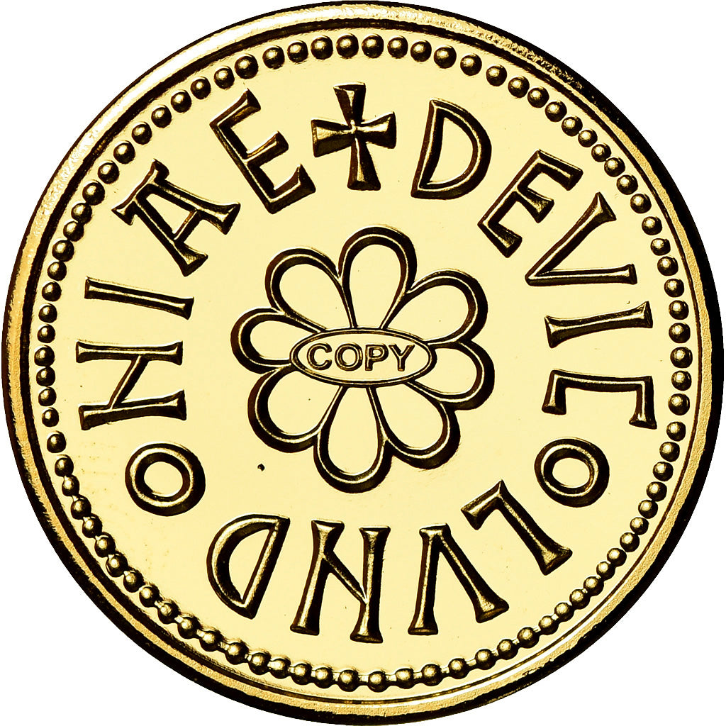 France, Medal, Reproduction Trémissis, History, MS(65-70), Gold