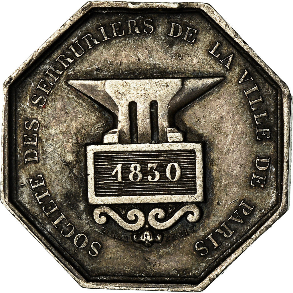 Frankrijk, Token, Louis Philippe I, Chambre Syndicale de Serrurerie, Paris