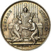 França, Medal, Religion, Mariage Chrétien, Barre, AU(55-58), Prata