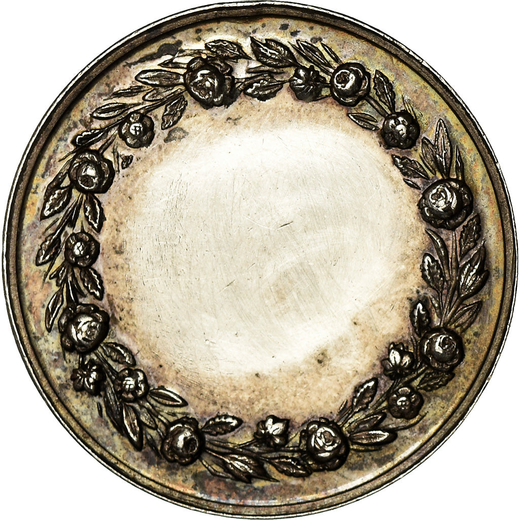 França, Medal, Religion, Mariage Chrétien, Barre, AU(55-58), Prata