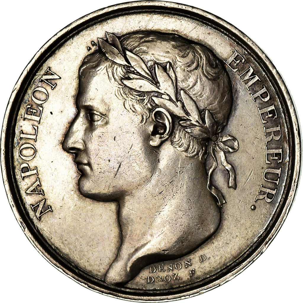 France, Medal, Napoléon Ier, Sacre, Le Sénat et le Peuple, 1804, Denon