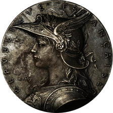 Frankreich, Medaille, Marianne Casquée, Ministère de l'Intérieur, Roty, SS+
