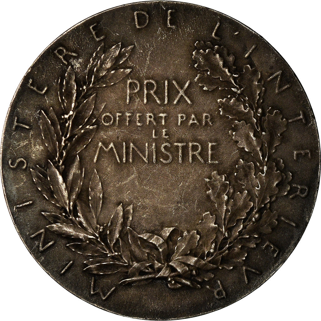 Frankreich, Medaille, Marianne Casquée, Ministère de l'Intérieur, Roty, SS+