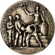 France, Medal, Préparation Militaire, 71ème Régiment d'Infanterie, 1900