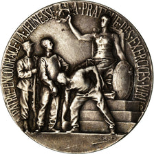 Francia, medalla, 71ème Régiment d'Infanterie, Escrime, 1902, Rivet, EBC