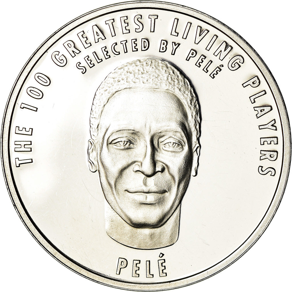 France, Medal, FIFA, 100 Ans, Pelé, Sports & leisure, 2004, MS(64), Silver
