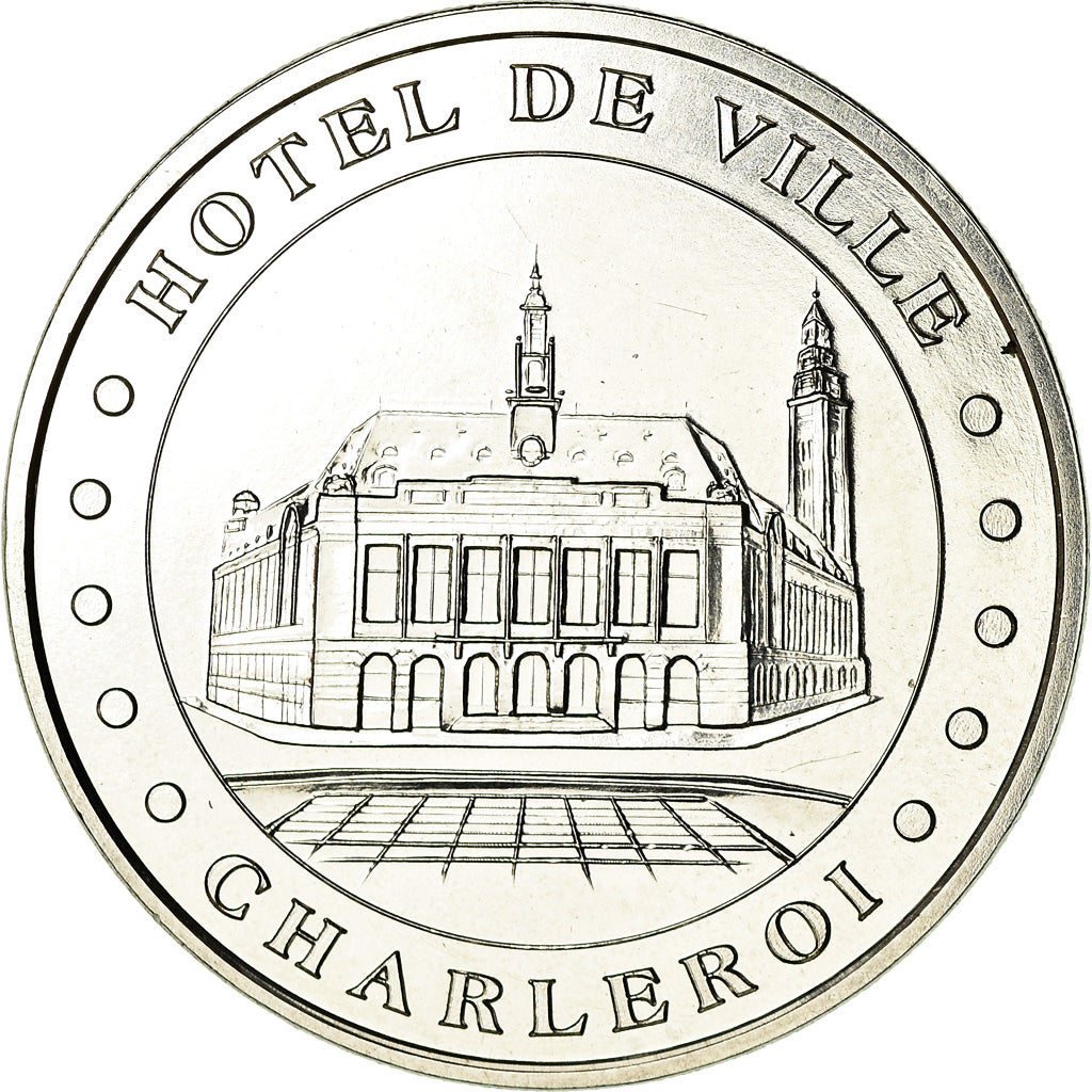 Belgium, Token, Hôtel de Ville de Charleroi, 2000, MS(65-70), Copper-nickel