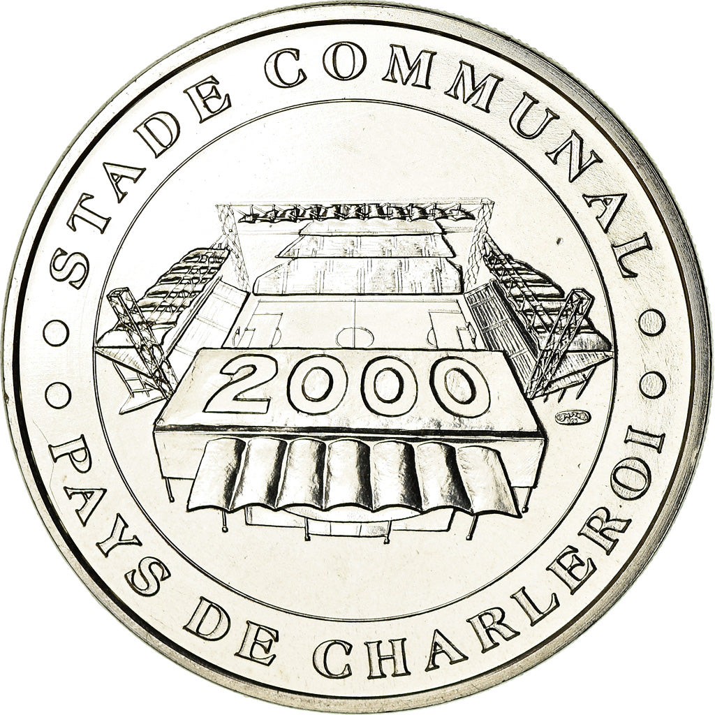 Belgium, Token, Hôtel de Ville de Charleroi, 2000, MS(65-70), Copper-nickel