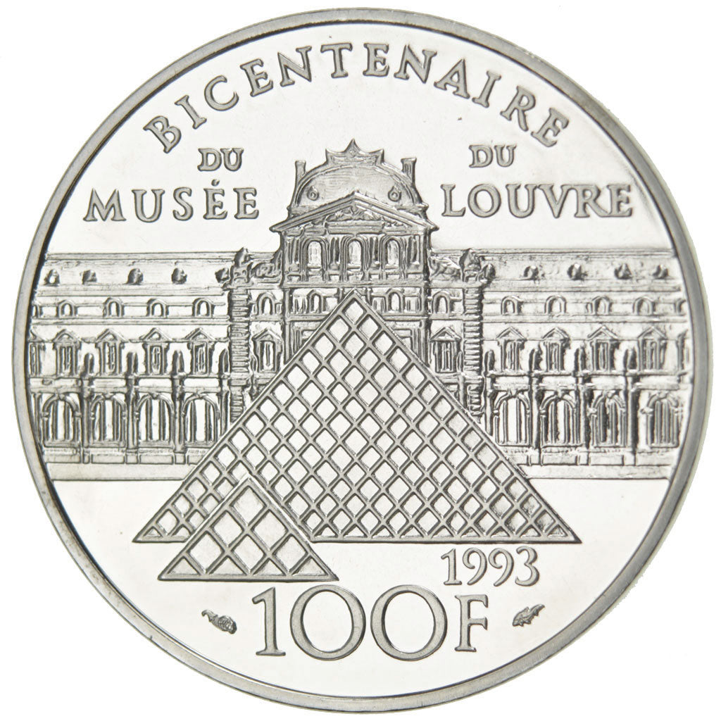 FRANCE, 100 Francs, 1993, MS(65-70), Silver, Gadoury #924, 15.16