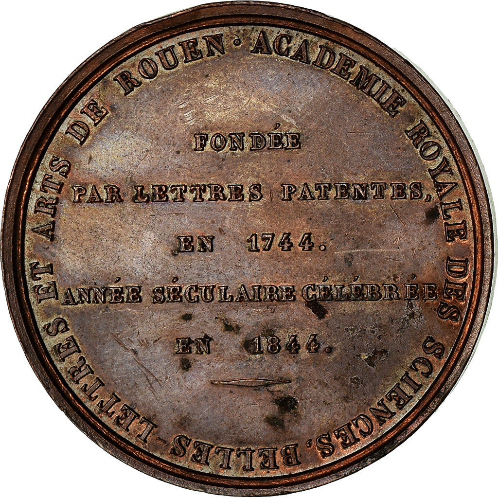 Frankreich, Medaille, Académie Royale des Sciences et des Lettres de Rouen