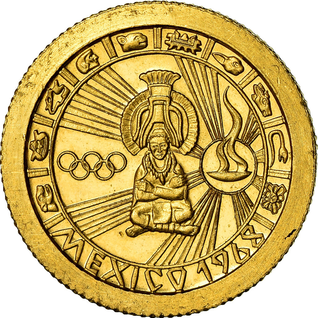 Mexique, Médaille, Jeux Olympiques de México, Sports & leisure, 1968, SPL, Or