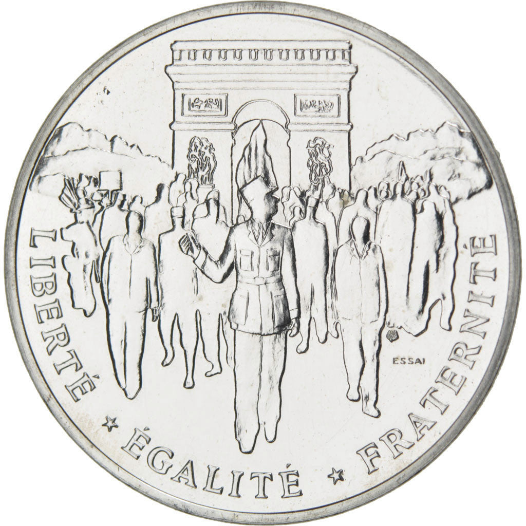 FRANCE, 100 Francs, 1994, MS(65-70), Silver, Gadoury #935, 15.12