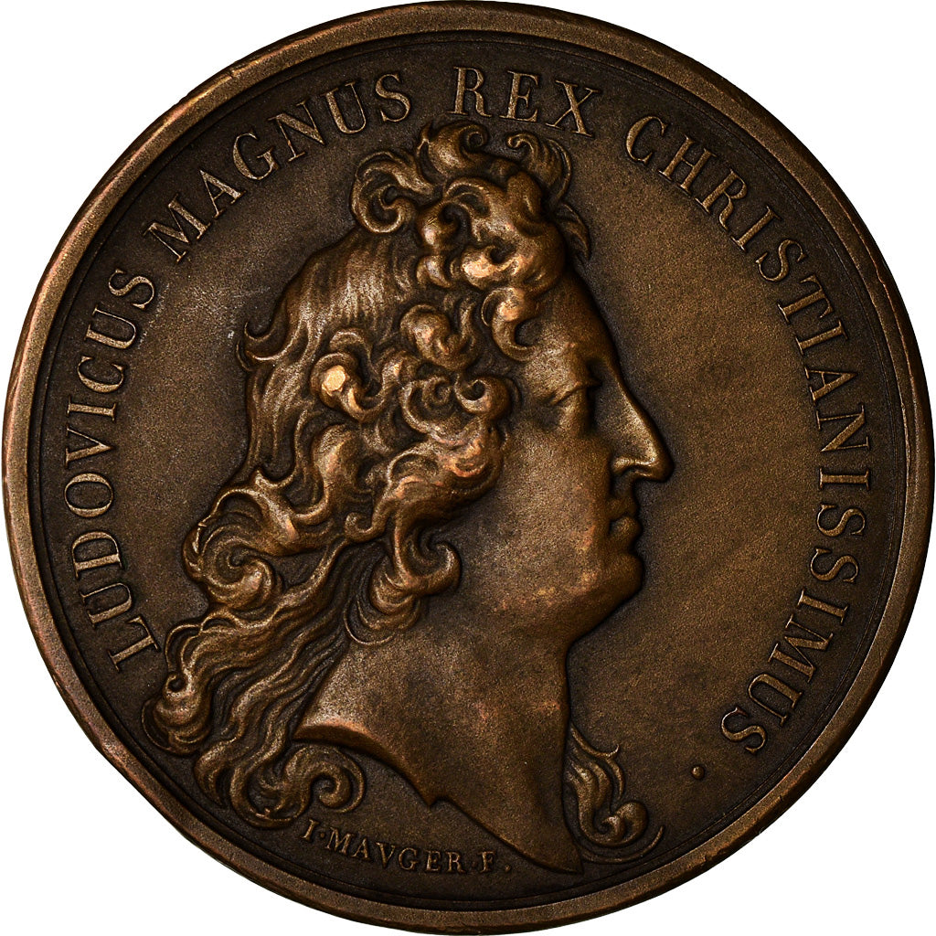 Frankrijk, Medaille, Louis XIV, Bataille de Cassel (1677), Mauger, Restrike, PR