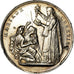 France, Médaille, Religion, Mariage Chrétien, SUP, Argent