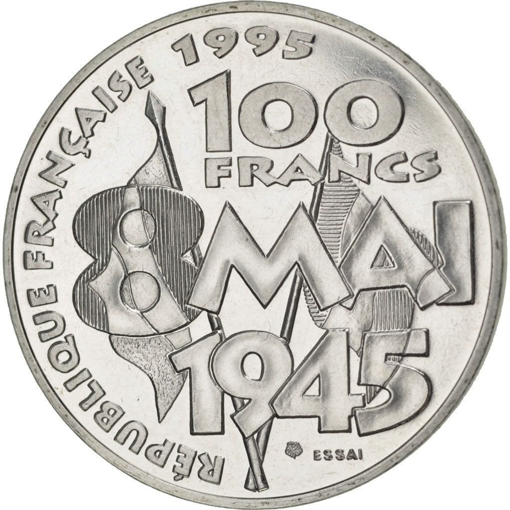 FRANCE, 100 Francs, 1995, MS(65-70), Silver, Gadoury #952, 14.91