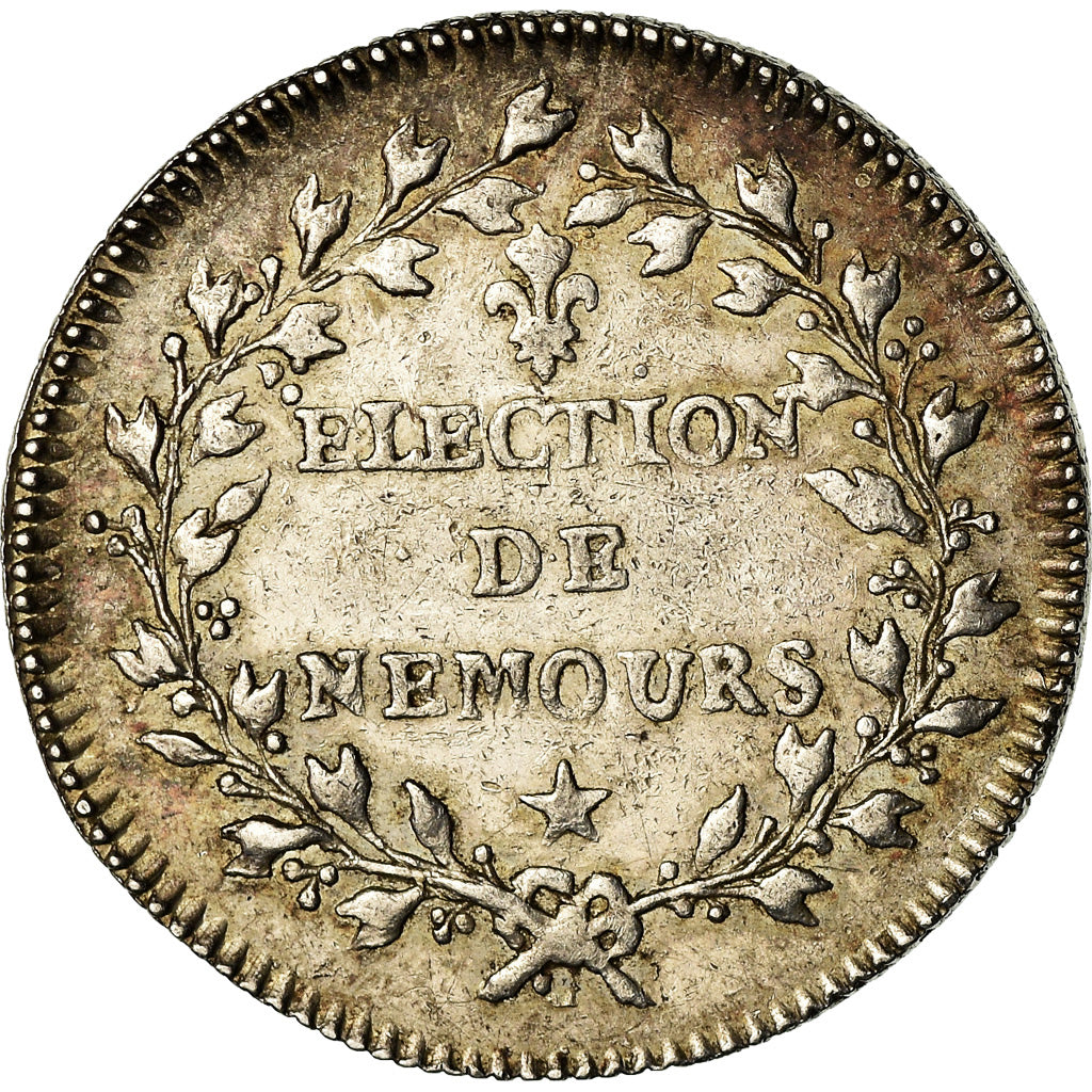 France, Token, Ile-de-France, Elections de Nemours, History, EF(40-45), Silver