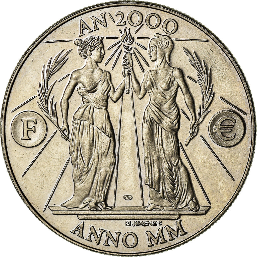 France, Medal, Europa, Passage à l'An 2000, 2000, Jimenez, MS(63)