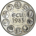 Francja, Medal, Ecu Europa, Europe Assise, 1983, Rodier, MS(64), Miedź-Nikiel