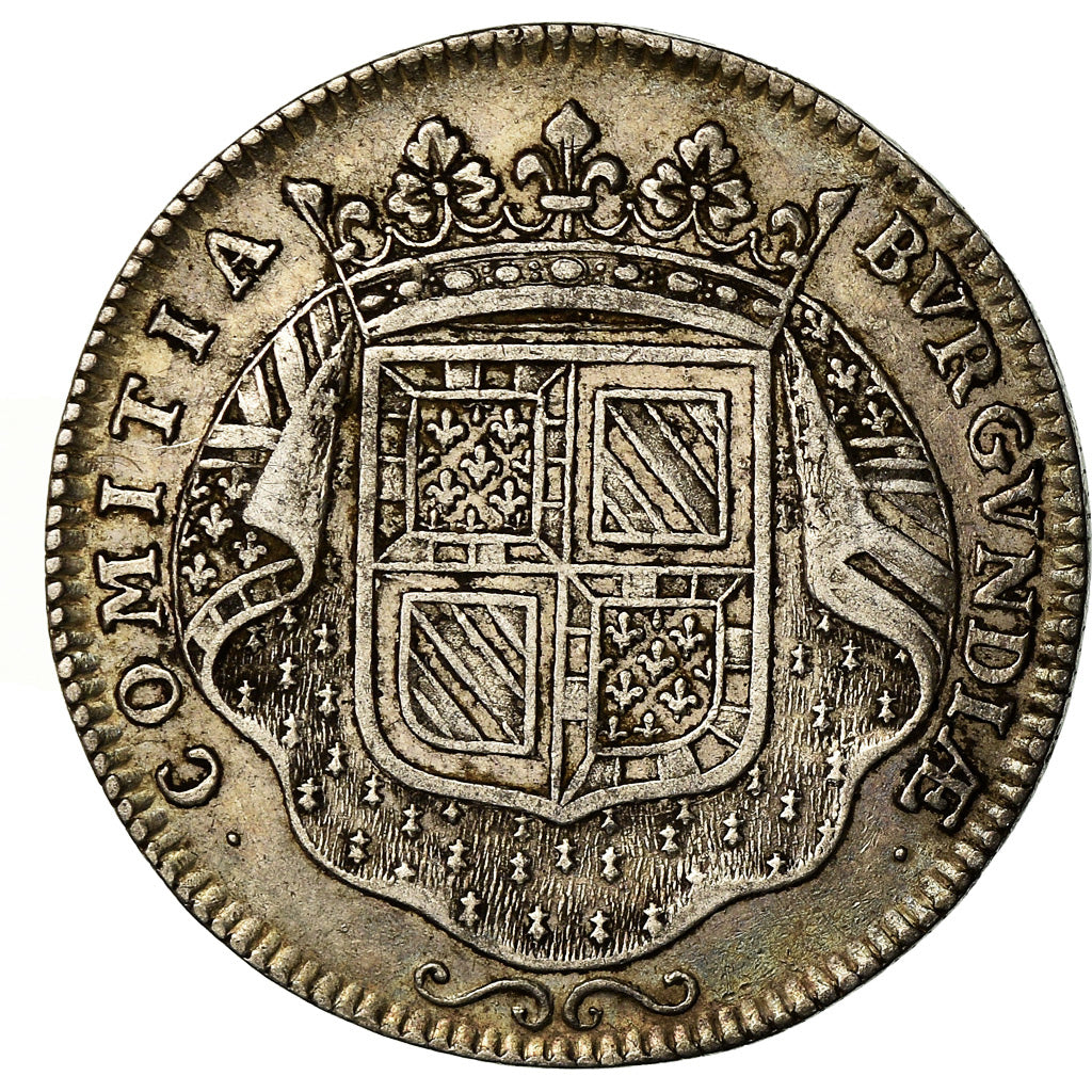 France, Token, Louis XIV, Etats de Bourgogne, History, 1713, Duvivier