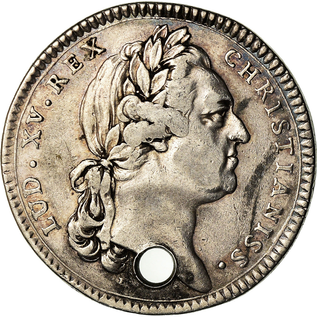 Frankrijk, Token, Louis XV, Etats de Bourgogne, History, 1770, Duvivier, ZF