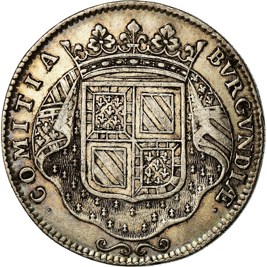 Frankrijk, Token, Louis XIV, Etats de Bourgogne, History, 1713, ZF+, Zilver