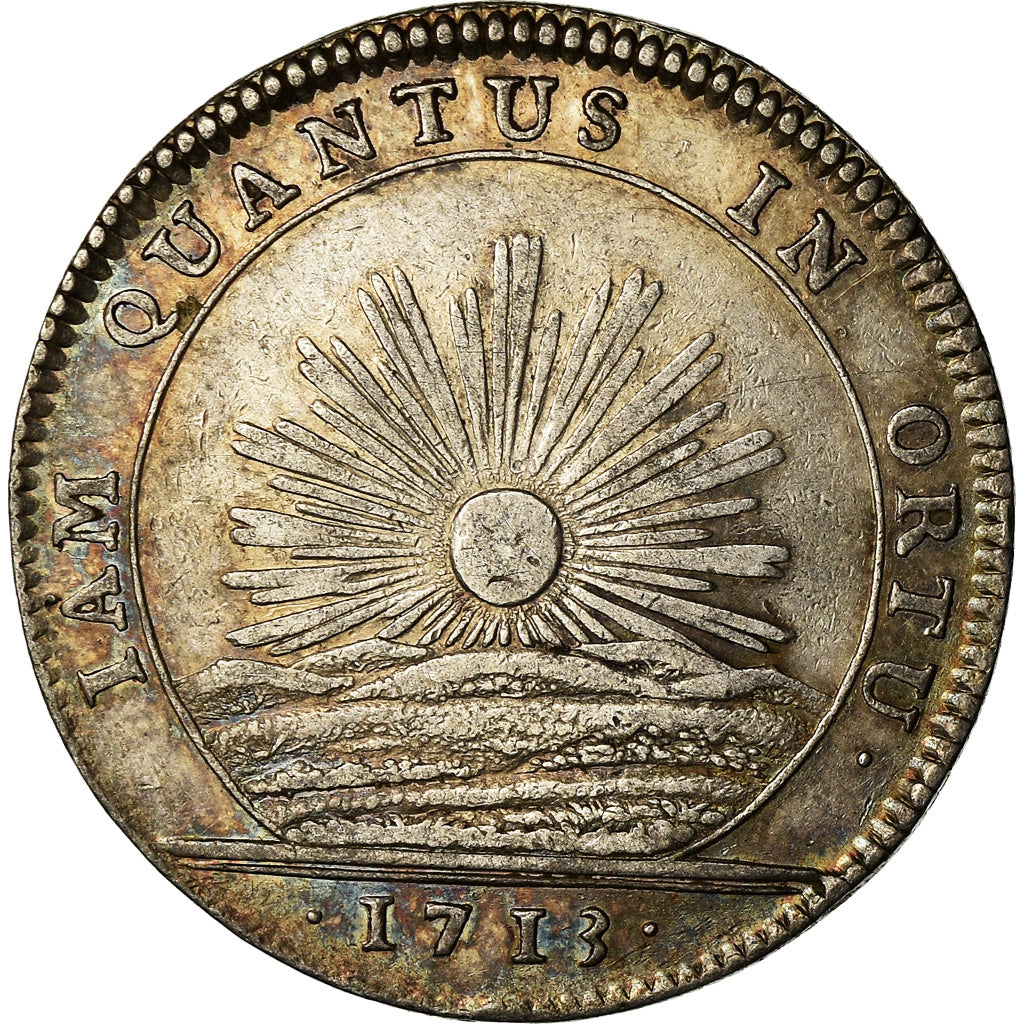 Frankrijk, Token, Louis XIV, Etats de Bourgogne, History, 1713, ZF+, Zilver