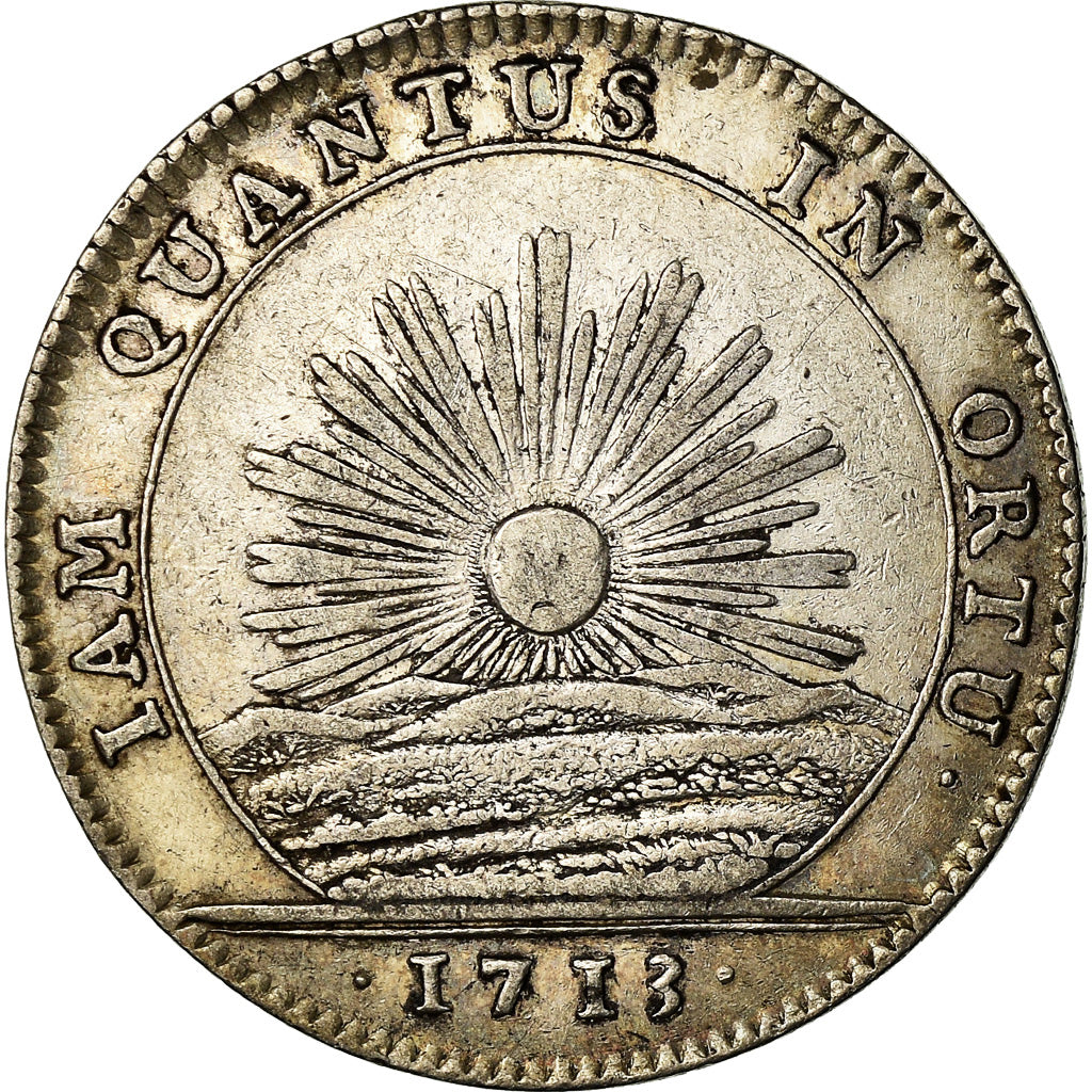 Frankrijk, Token, Louis XIV, Etats de Bourgogne, History, 1713, ZF+, Zilver