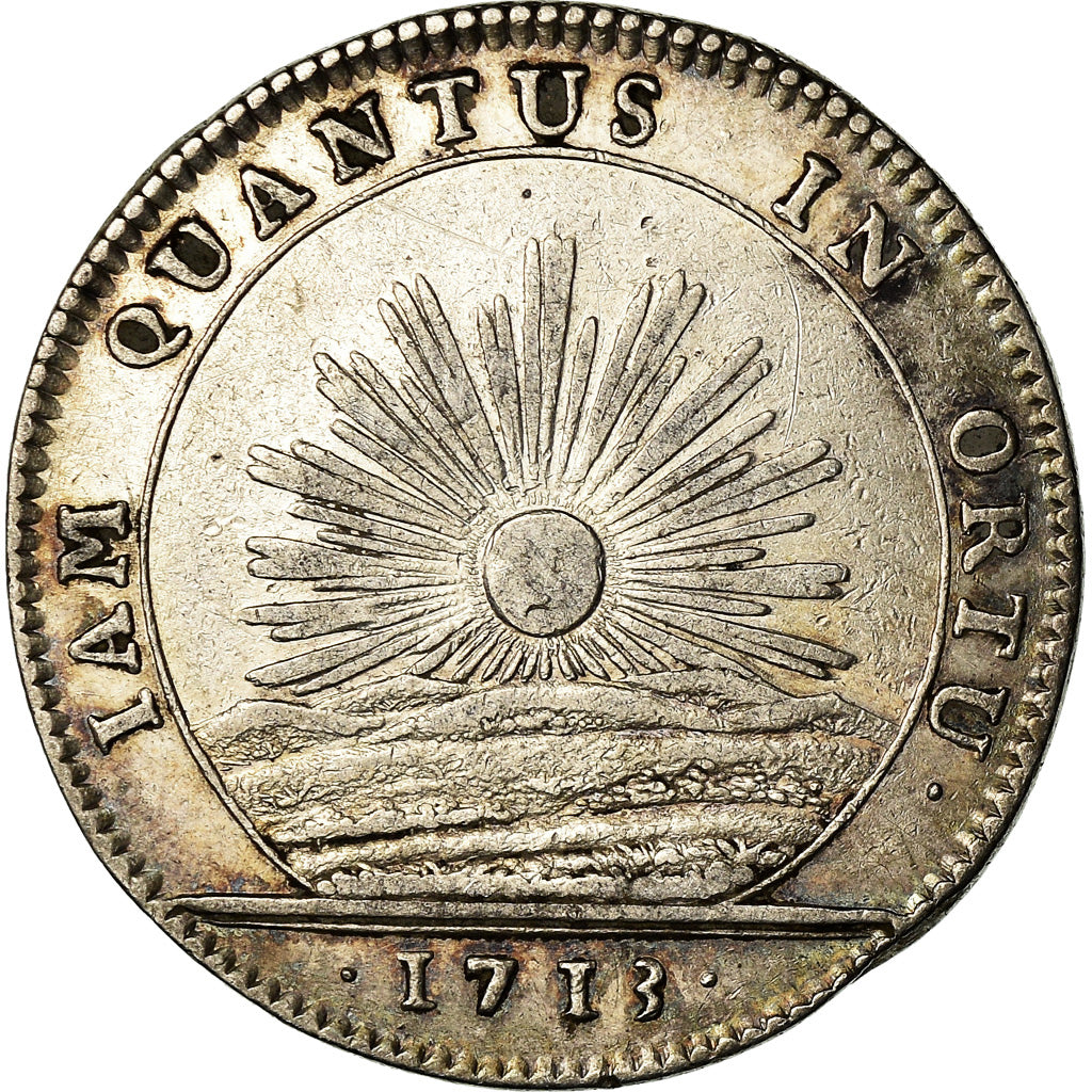 France, Token, Louis XIV, Etats de Bourgogne, History, 1713, EF(40-45), Silver