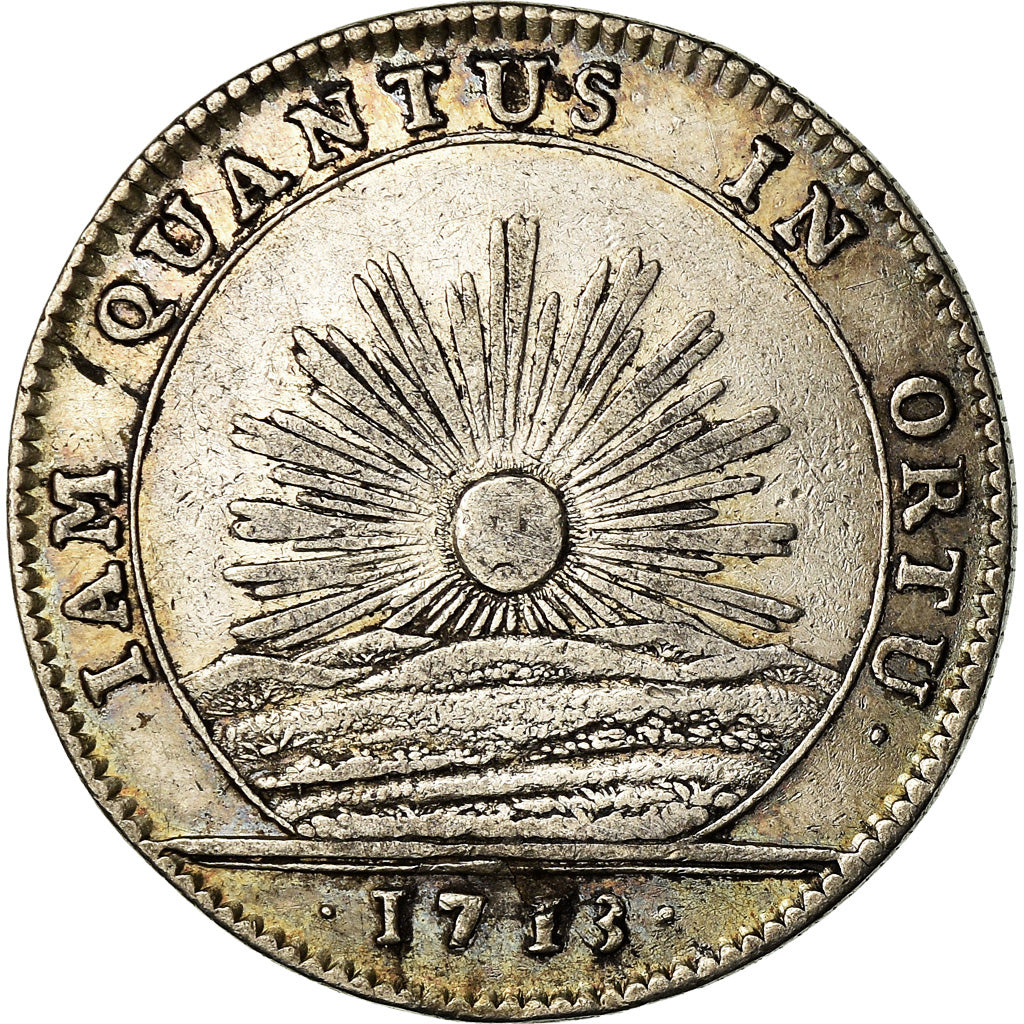 France, Token, Louis XIV, Etats de Bourgogne, History, 1713, EF(40-45), Silver
