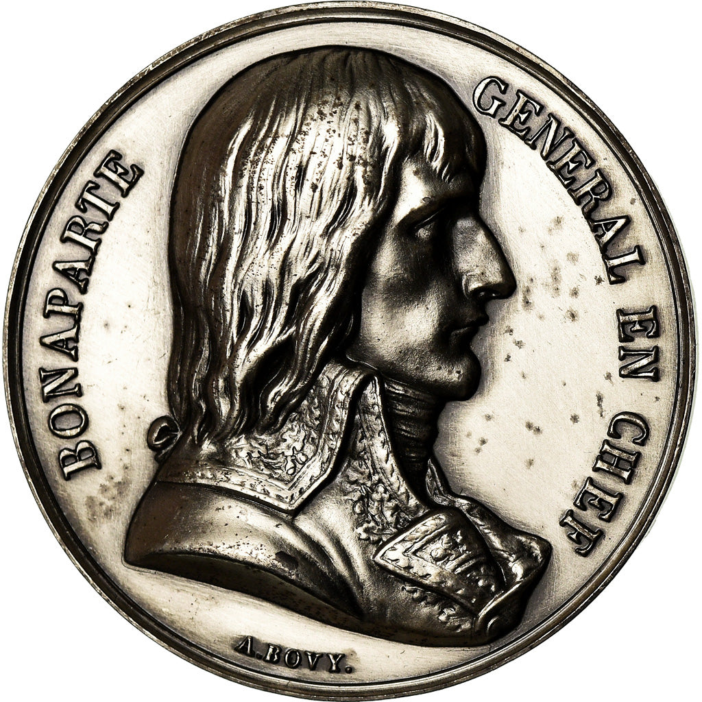 France, Medal, Napoléon Ier en Egypte, 1969, Bovy, Restrike, AU(55-58), Silver