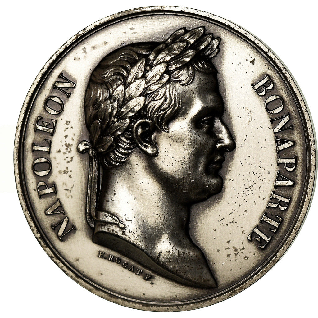 France, Medal, Napoléon Bonaparte, Bataille de Waterloo, 1969, Rogat, Restrike