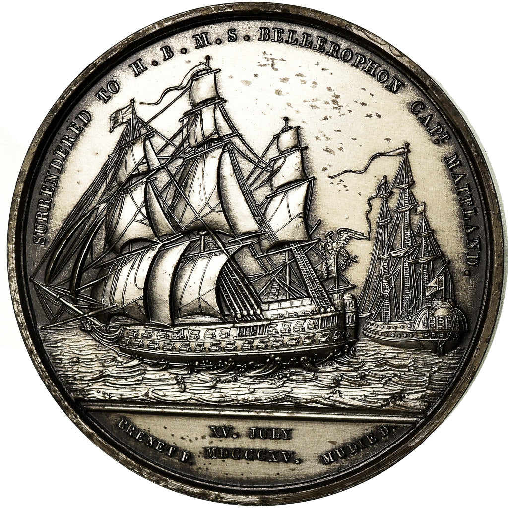 France, Medal, Napoléon Ier, Cents Jours, Reddition, 1969, Brenet, Restrike