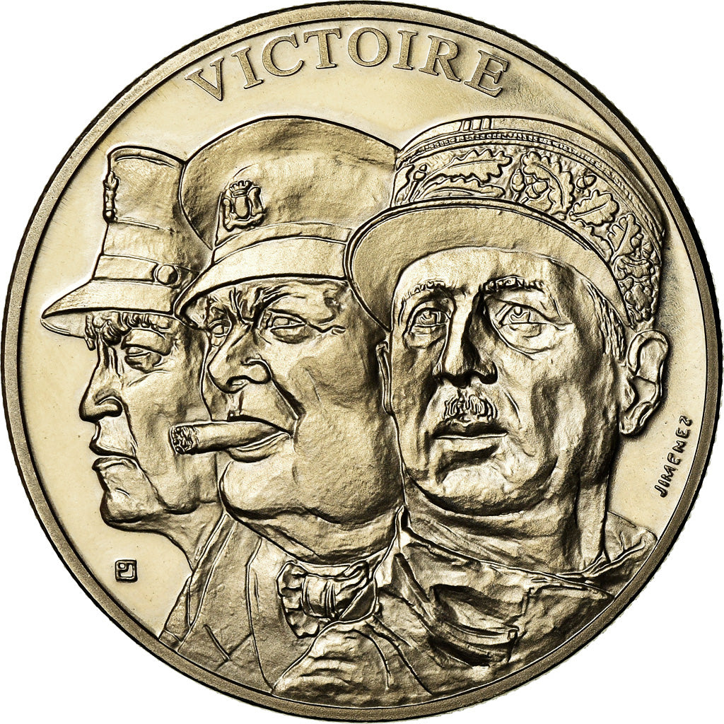 Frankrijk, Medaille, Seconde Guerre Mondiale, La Victoire de 1945, History, UNC