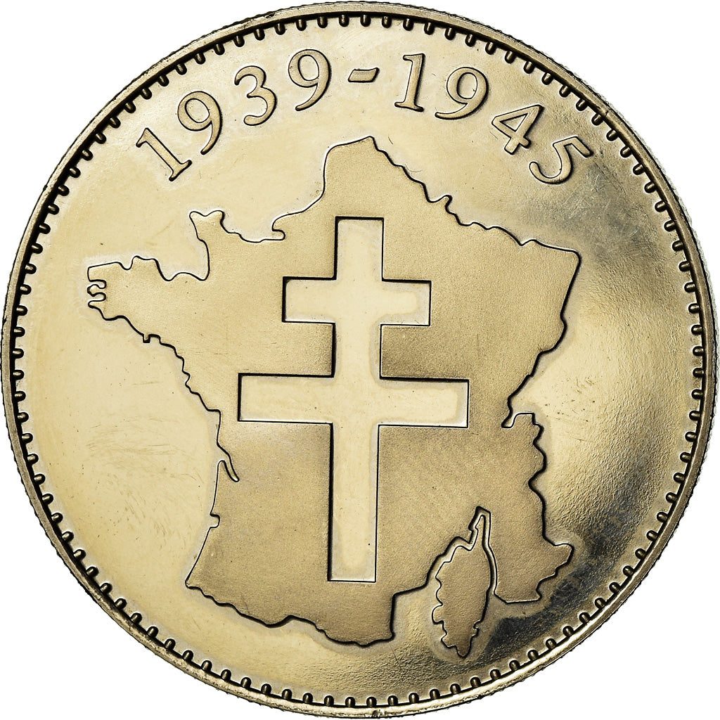 Frankrijk, Medaille, Seconde Guerre Mondiale, La Victoire de 1945, History, UNC